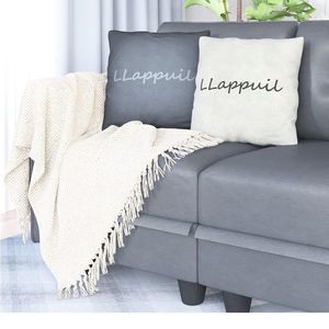 Throw Pillows (Set of 2), 16 x 16 Inches Square Soft Comfortable Bed and Sofa